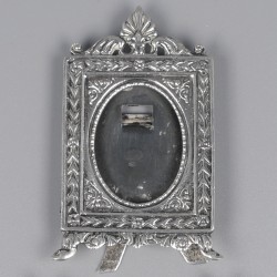 No reserve - 3-delig lot miniatuur fotolijstjes zilver.