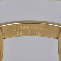 No reserve - Cartier 'Louis Vendome Santos' bril verguld.