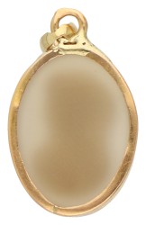 No reserve - 14K Geelgouden sardonyx camee hanger.