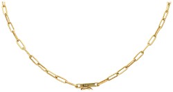 No reserve - 18K Geelgouden vintage schakelcollier.