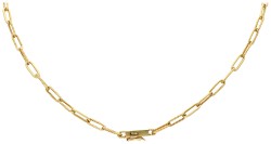 No reserve - 18K Geelgouden vintage schakelcollier.