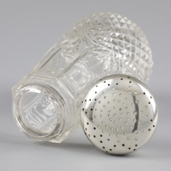 No reserve - Suikerstrooibus met zilveren dop zilver.
