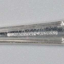 No reserve - 6-delige set dinervorken, model Grand Paris, zilver.