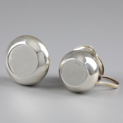No reserve - 3-delige Suiker & Melk set zilver.