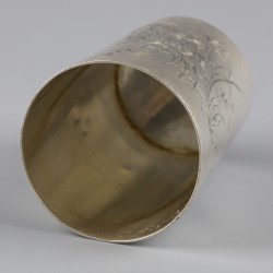 No reserve - Drinkbeker zilver.