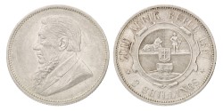 South Africa. Z.A.R. 2 Shilling. 1897. AU Details.