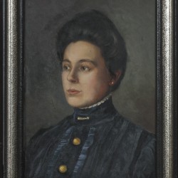 Hollandse School, 19e/20e eeuw, Portret van een dame.