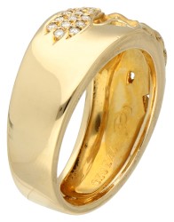 No reserve - Carrera y Carrera 18K geelgouden 'Wind Nimph' ring bezet met diamant.