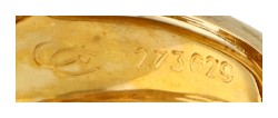 No reserve - Carrera y Carrera 18K geelgouden 'Wind Nimph' ring bezet met diamant.