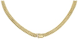 No reserve - 14K Geelgouden gourmet collier.