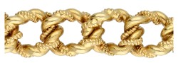 No reserve - 18K Geelgouden gourmetschakel armband.