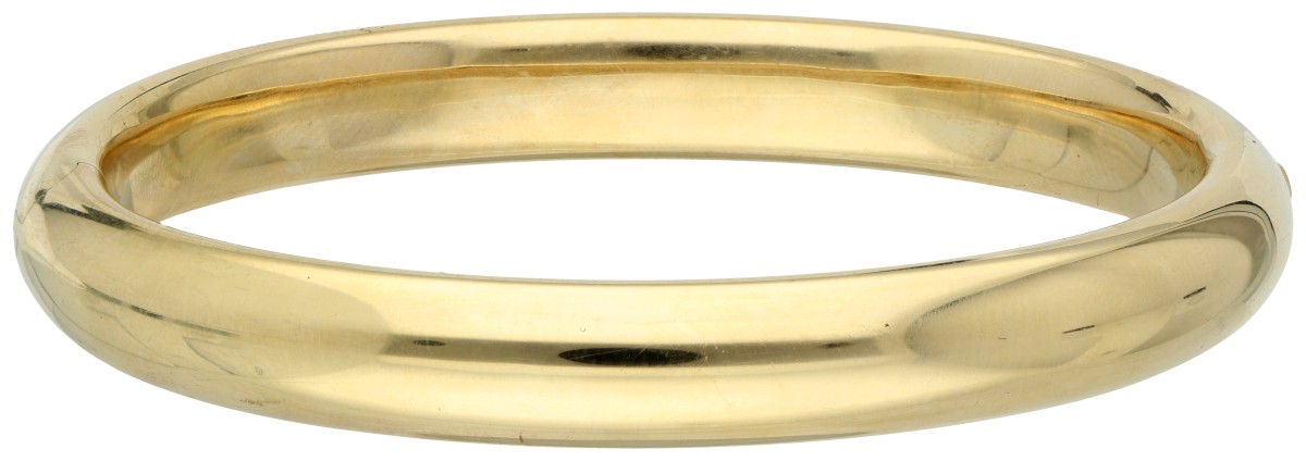 No reserve - 14K Geelgouden bangle armband.