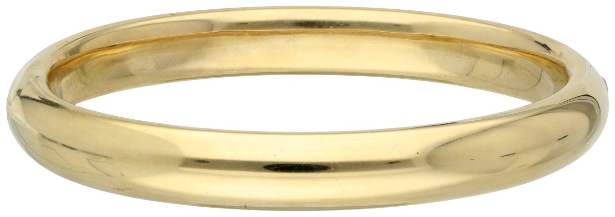 No reserve - 14K Geelgouden bangle armband.