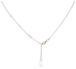 Messika 18K witgouden 'Move Romane' collier bezet met diamant.