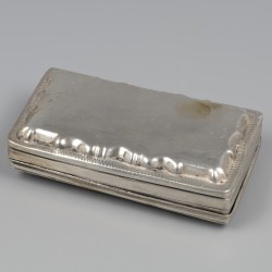 No reserve - Snuiftabaksdoos zilver.