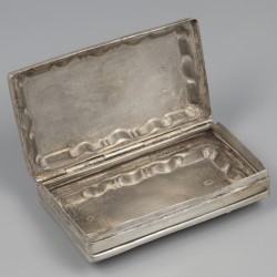 No reserve - Snuiftabaksdoos zilver.
