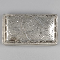 No reserve - Snuiftabaksdoos zilver.