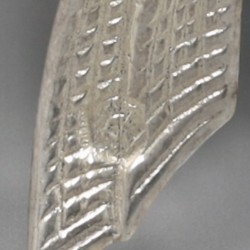 No reserve - Strooibus "Vis" zilver.