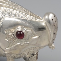 No reserve - Strooibus "Vis" zilver.