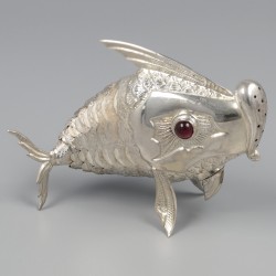 No reserve - Strooibus "Vis" zilver.