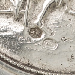 No reserve - Brandewijnkom zilver.