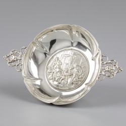 No reserve - Brandewijnkom zilver.
