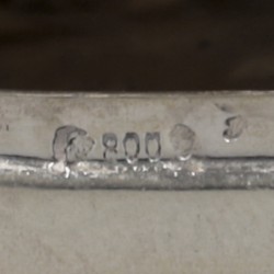 No reserve - Pepermuntdoosje zilver.
