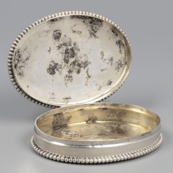 No reserve - Pepermuntdoosje zilver.