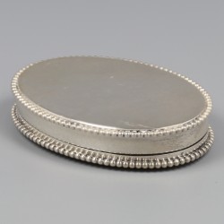 No reserve - Pepermuntdoosje zilver.