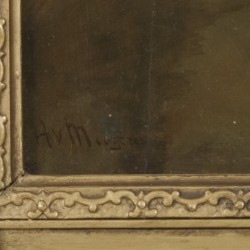 Han van Meegeren (Deventer 1889 - 1947 Amsterdam), Kop van een jonge stier.