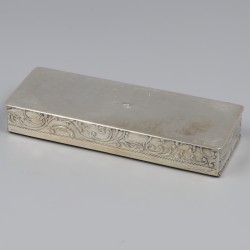 No reserve - Postzegeldoosje zilver.