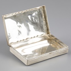 No reserve - Tabaksdoos zilver.