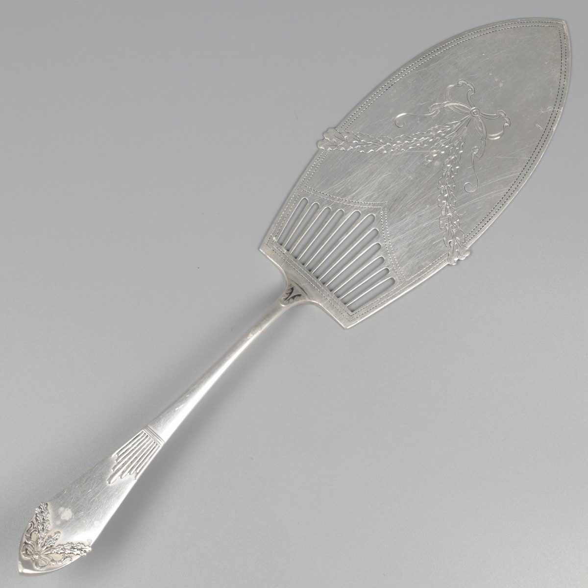 No reserve - Taartschep zilver.