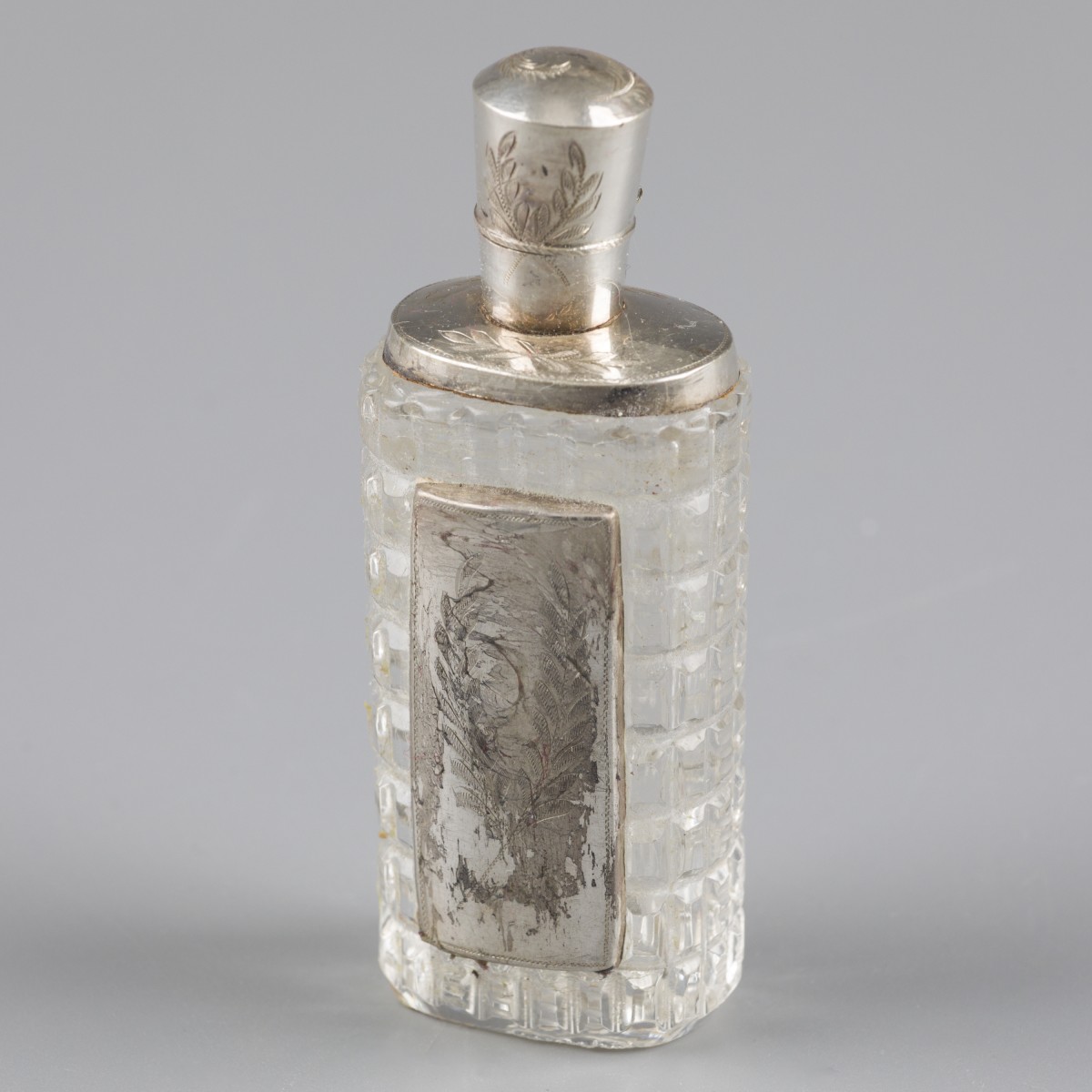 No reserve - Parfumflacon zilver.