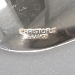 No reserve - Christofle 6-delige set theelepels model: America door Luc Lanel verzilverd.