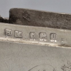 No reserve - 2-delig lot zwavelstokdoosjes zilver.