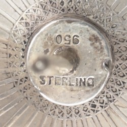 No reserve - 2-delige set peper & zout strooiers zilver.