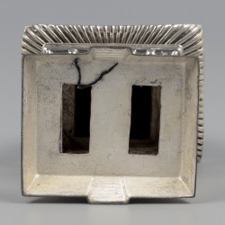No reserve - 2-delige set peper & zout strooiers zilver.