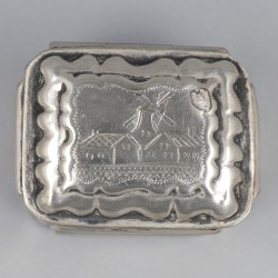 No reserve - Lodereindoosje zilver.