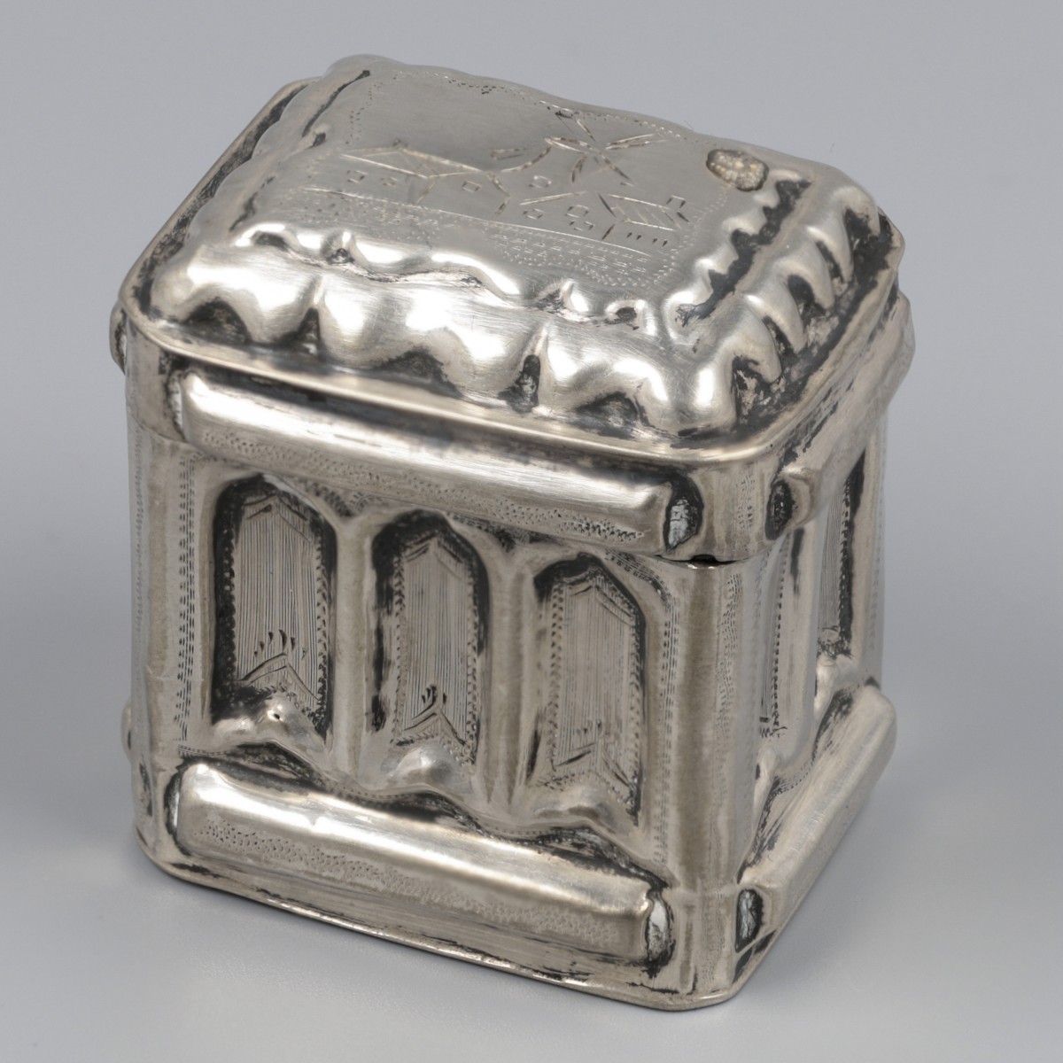 No reserve - Lodereindoosje zilver.