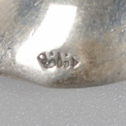 No reserve - 12-delige set theelepels zilver.
