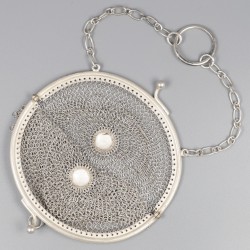 No reserve - Beugeltasje zilver.