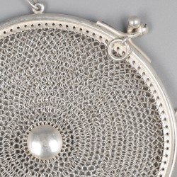 No reserve - Beugeltasje zilver.