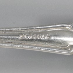 No reserve - 2-delige set sauslepels zilver.