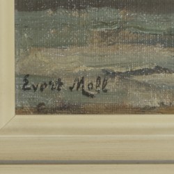 Evert Moll (Voorburg 1878 - 1955 Den Haag), Gezicht op een stad.