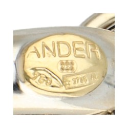 New Ander 18K bicolour gouden Italiaans design anker-schakelcollier bezet met ca. 0.66 ct. diamant.