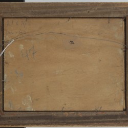 Toegeschreven aan Evert Moll, Platbodems in een stadshaven.
