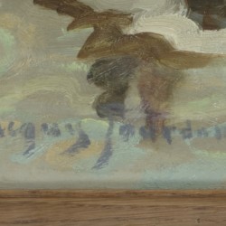 Jean-Jacques Raoul Jourdan (Parijs, 1880-1916), Een trekschuit op de Seine.