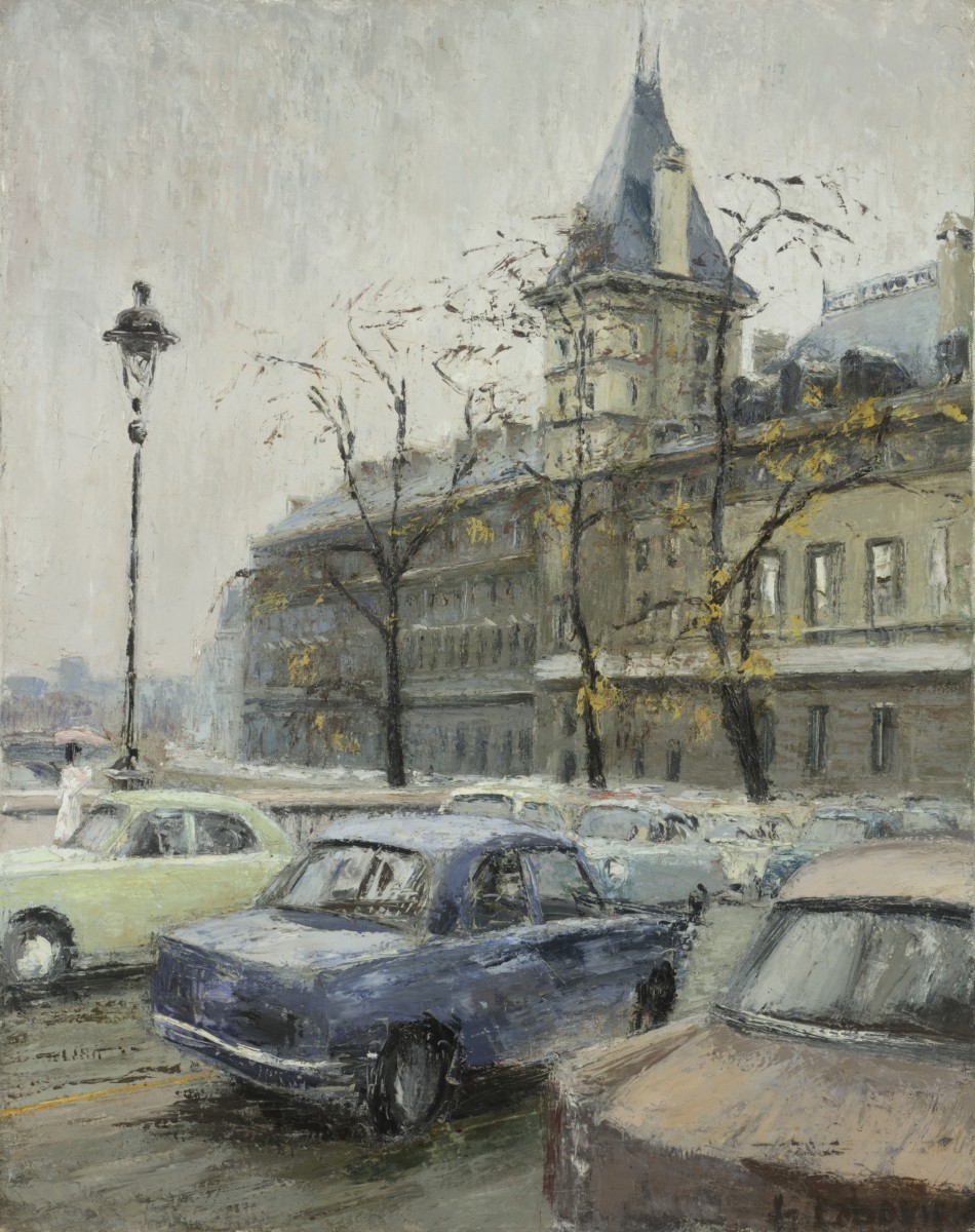 G. Laborie (1919-2010), Quai des Offèvres. ca. 1955.