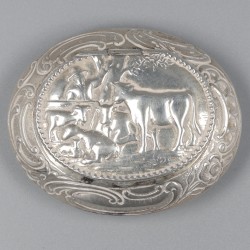 No reserve - Pepermuntdoosje zilver.